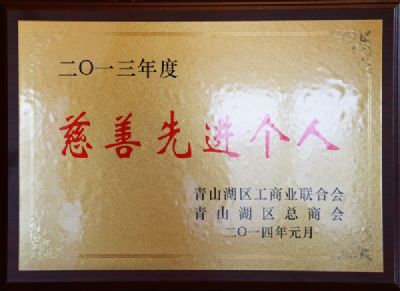慈善先进个人